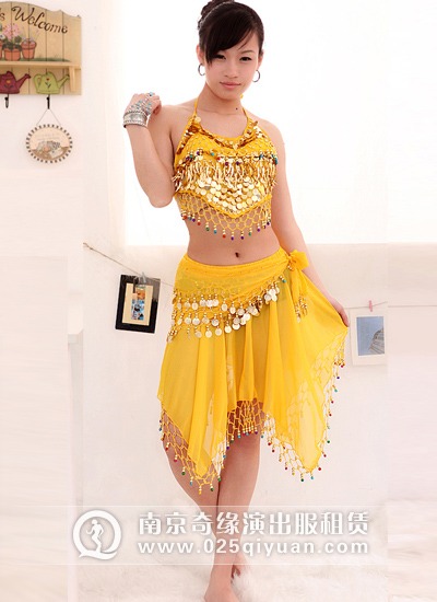 肚皮舞舞蹈服装,印度舞表演服装,民族舞蹈服装NO:qynwdf(5)
