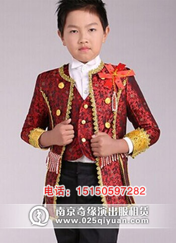 男孩儿童欧式王子宫廷服装