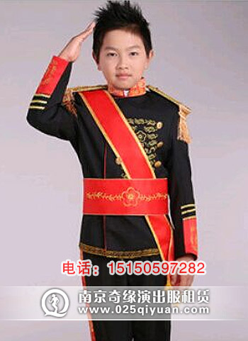 儿童将军王子演出服装欧式宫廷服装