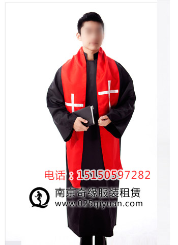 西方传教士服装神父表演服装